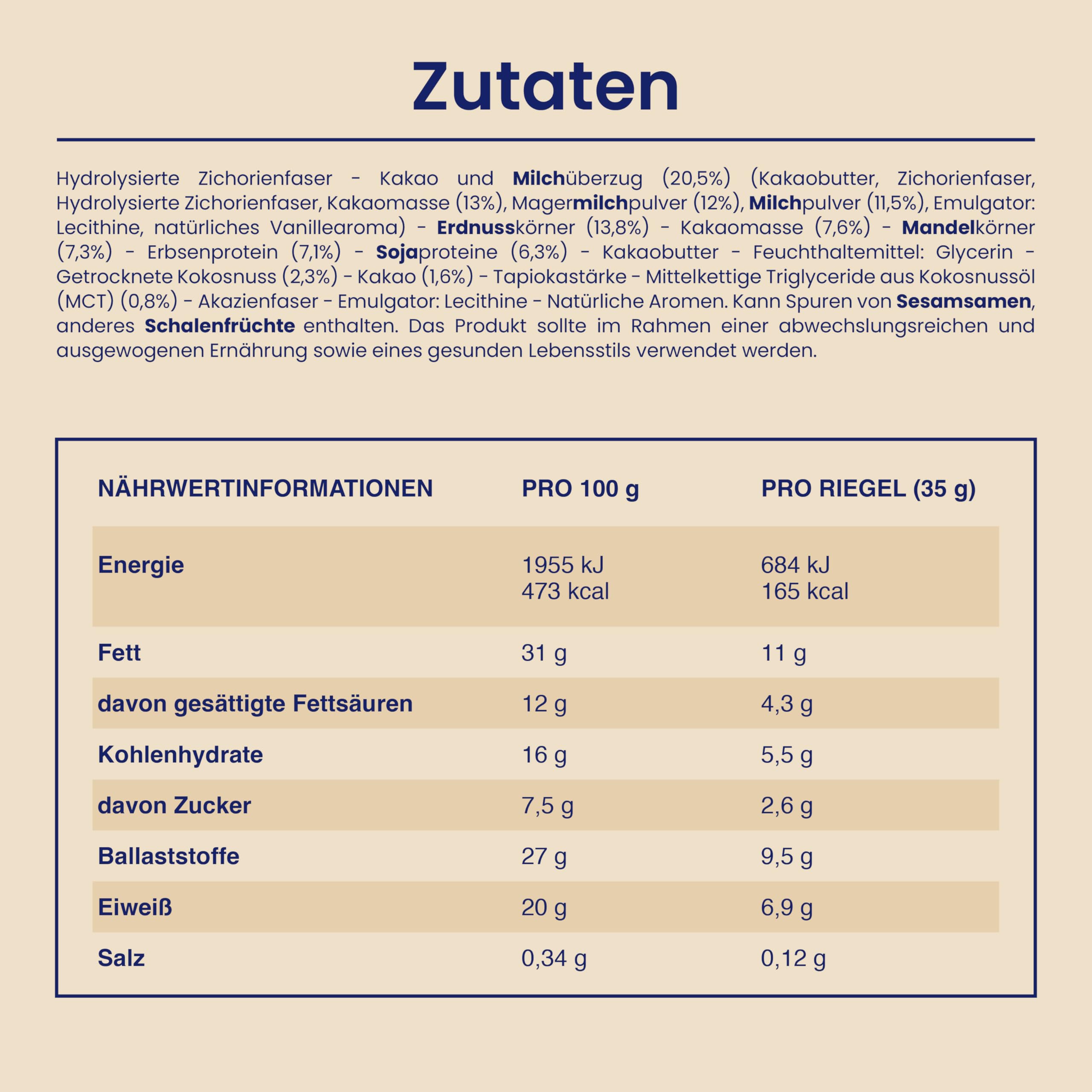 enervit-protein-snack-milk-choco-keto-riegel-8-x-35-g image 2