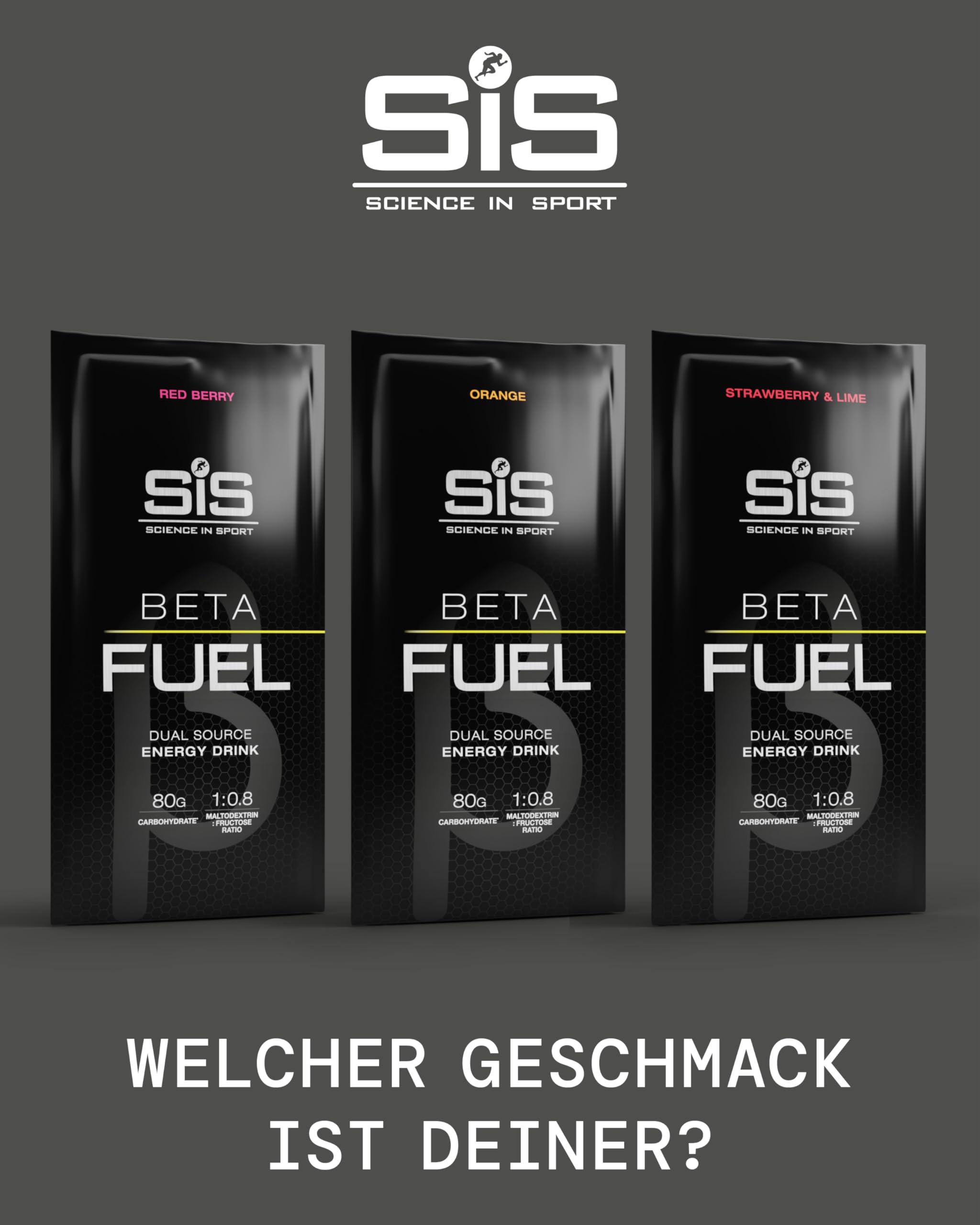 science-in-sport-beta-fuel-80-energy-drink-pulver-rote-beere-15-x-82-g image 6