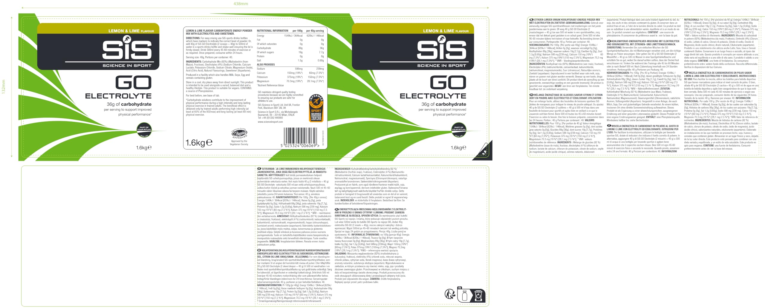 science-in-sport-go-elektrolytpulver-1-6-kg-zitrone-limette image 7
