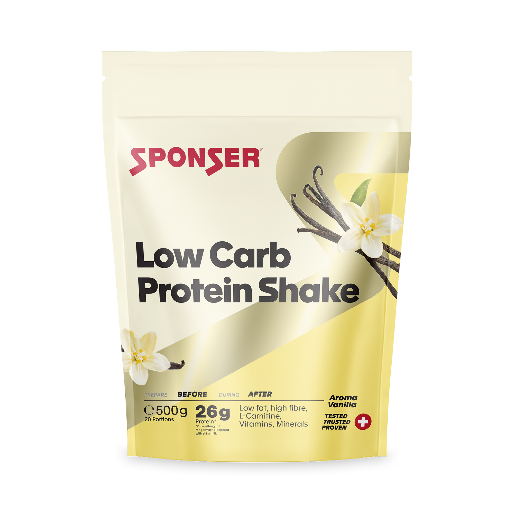 sponser-low-carb-protein-shake-vanilla-eiweisspulver image 1