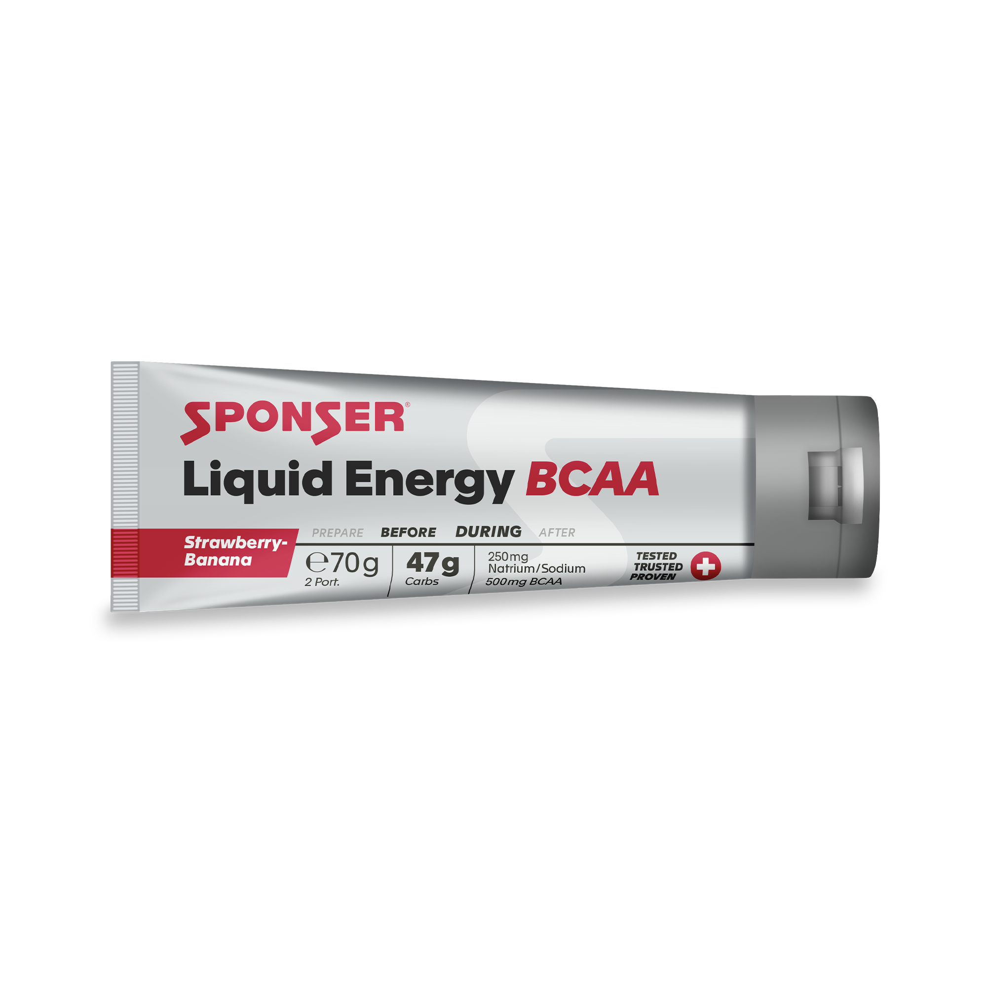 sponser-liquid-energy-bcaa-energie-gel-strawberry-banana-tube image 1