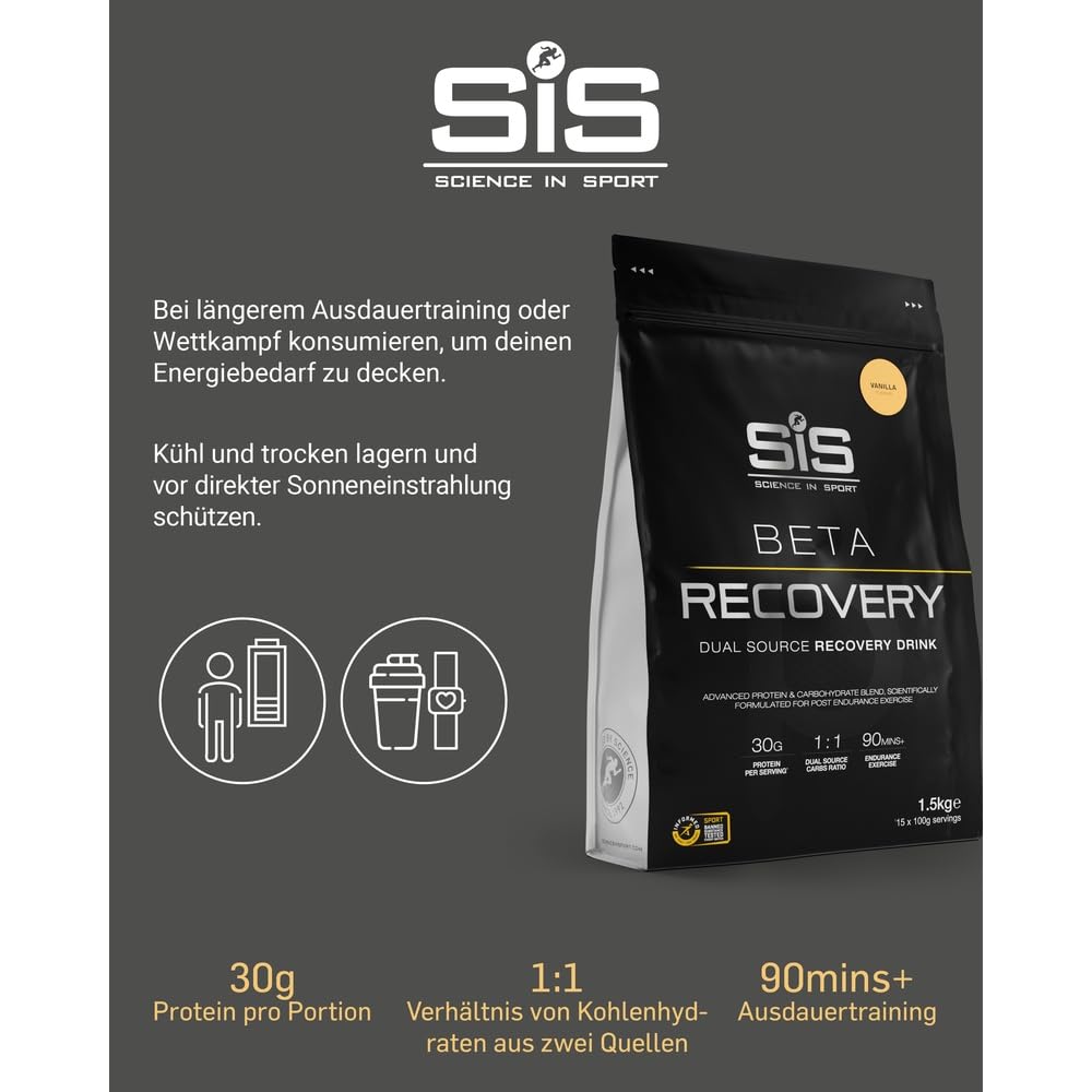 science-in-sport-beta-recovery-pulver-vanille-1-5kg image 4