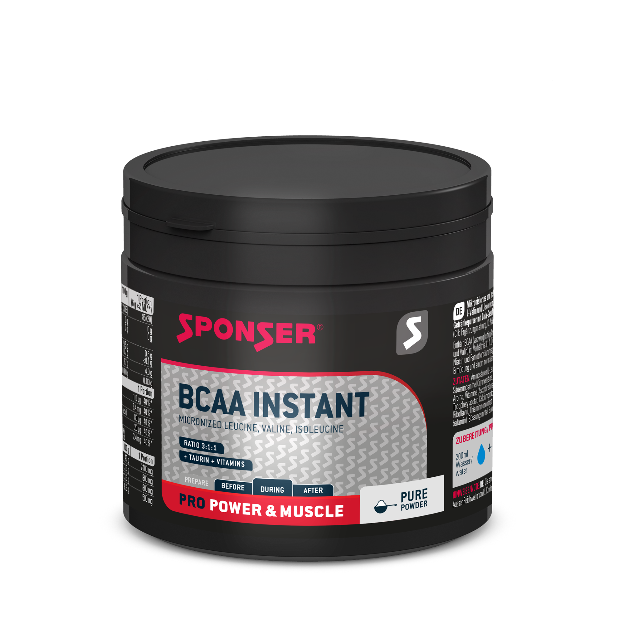 sponser-bcaa-instant-pulver-neutral-3-1-1 image 1