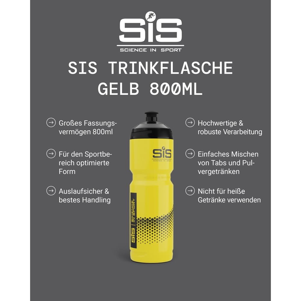 science-in-sport-sportflasche-800-ml-gelb-trinkflasche image 2