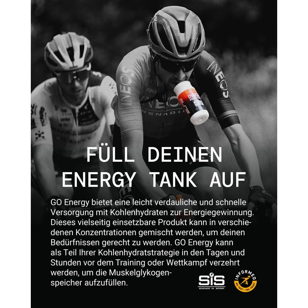 science-in-sport-go-energy-getr-nkepulver-1-6-kg-orange-vegan-47-g-kohlenhydrate image 3