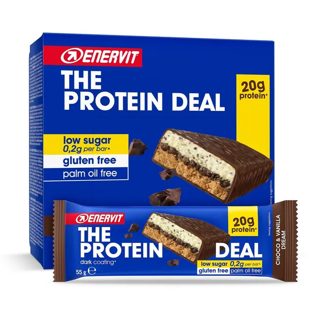 enervit-the-protein-deal-choco-vanilla-dream-proteinriegel-mit-20g-protein-0-2g- image 1