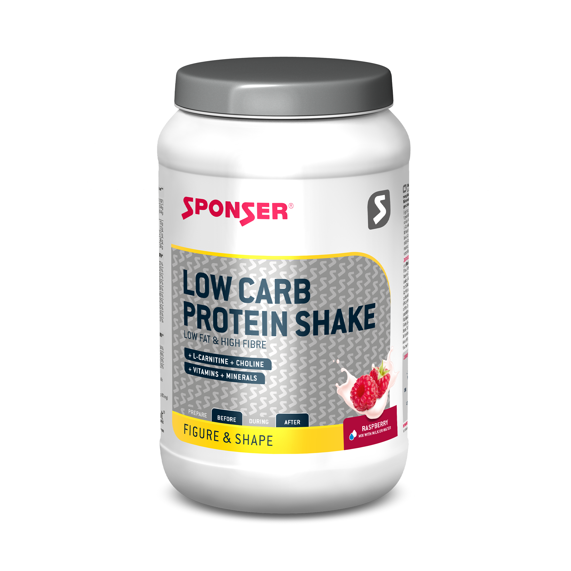 sponser-low-carb-protein-shake-himbeere-500-g image 1