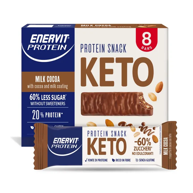 enervit-protein-snack-milk-choco-keto-riegel-8-x-35-g image 1