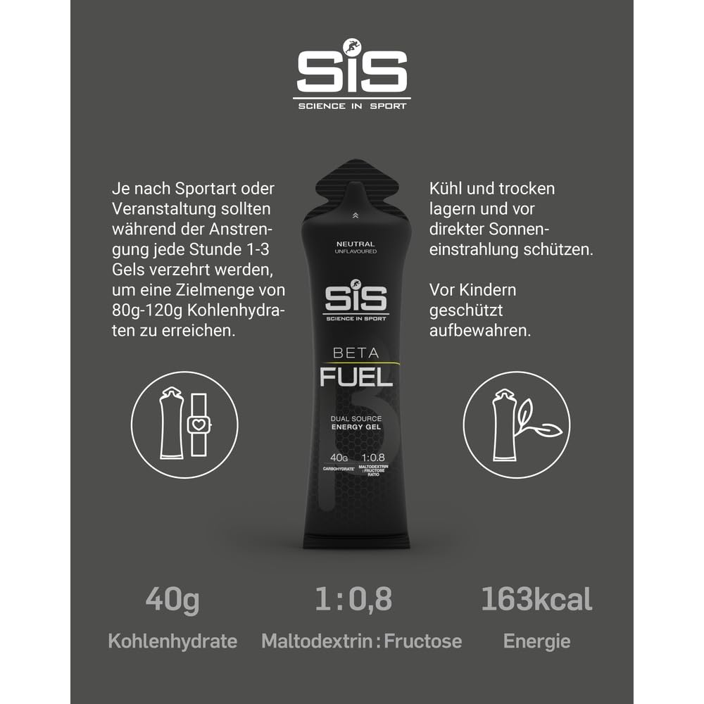 science-in-sport-beta-fuel-energie-gel-6x60ml-ohne-geschmack image 3