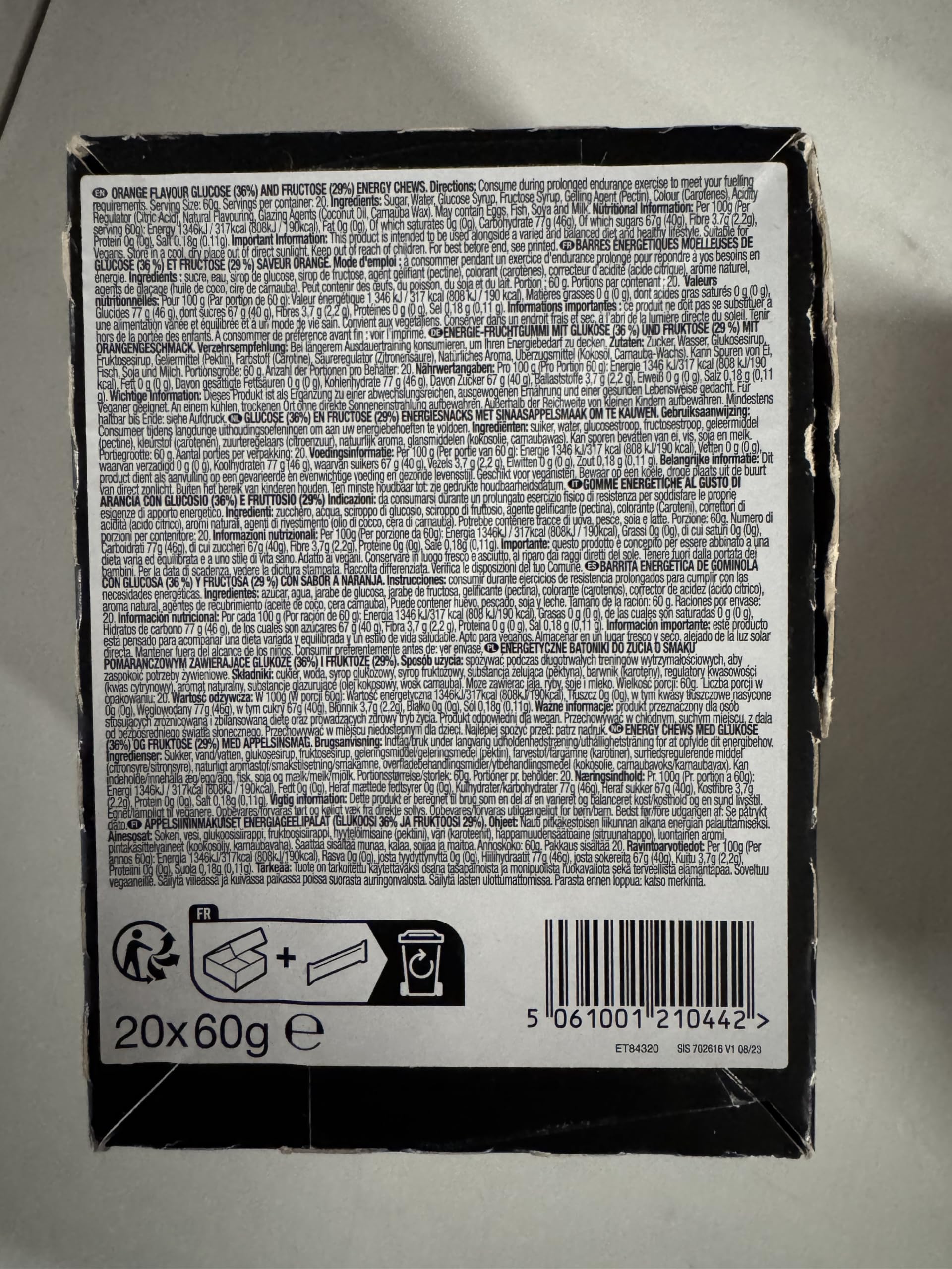 science-in-sport-beta-fuel-energie-kaubonbons-20-x-60g-orange-mit-45g-kohlenhydr image 6