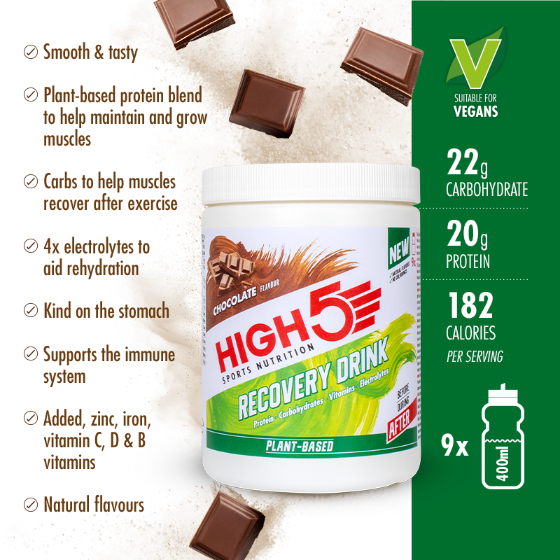 high5-plant-based-recovery-drink-450g-chocolate image 2