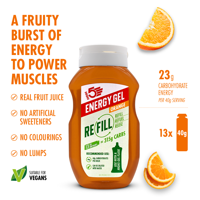 high5-gel-refill-bundle-orange-550g-nachf-llflasche-250ml-flask image 2