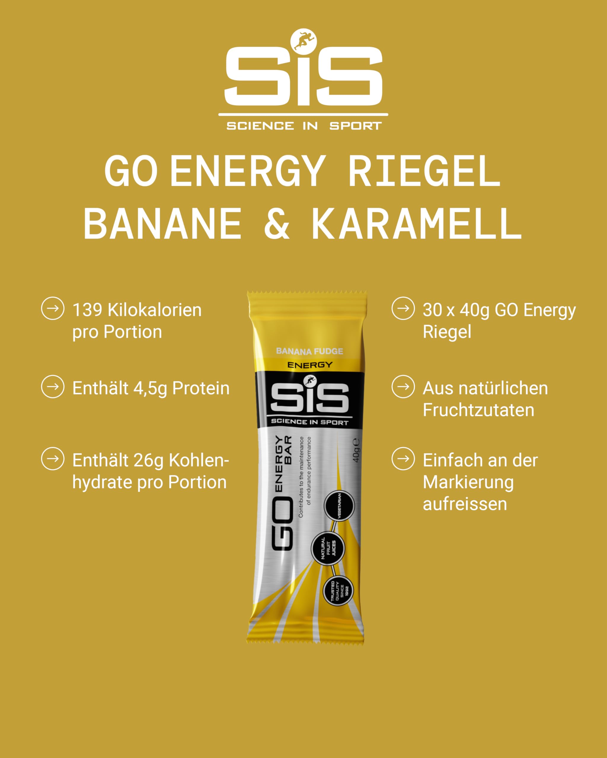 science-in-sport-go-energy-mini-riegel-banane-karamell-30x40g image 2