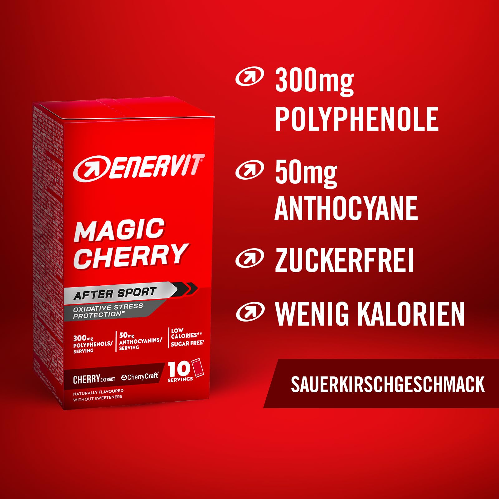 enervit-magic-cherry-regenerations-drink-10-beutel-sauerkirsch-extrakt image 2