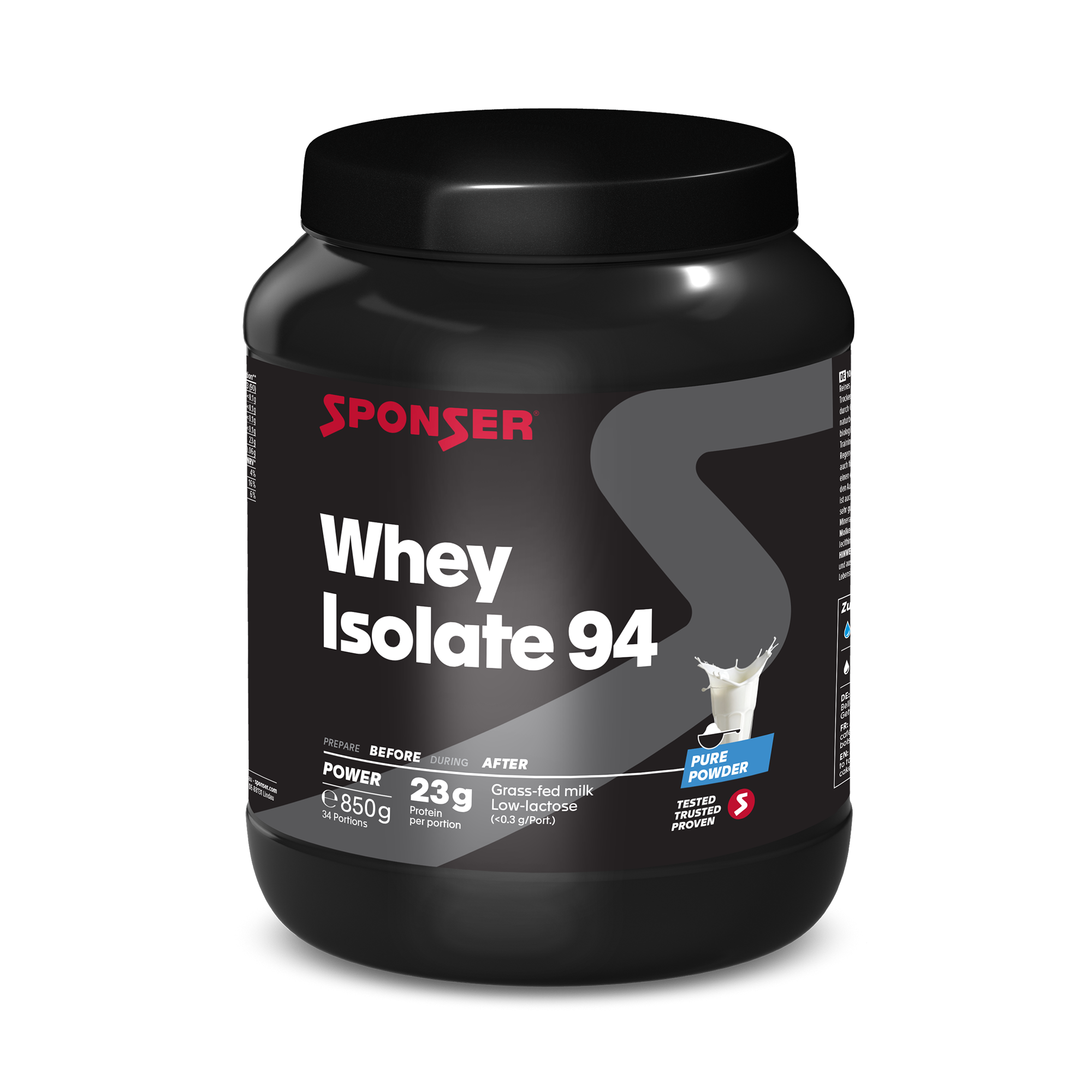 sponser-whey-isolate-94-molkenprotein-neutral image 1