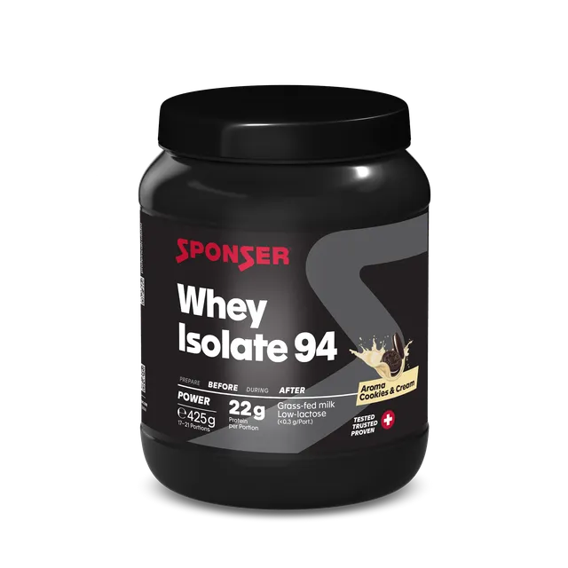 sponser-whey-isolate-94-molkenprotein-isolat-cookies-cream image 1