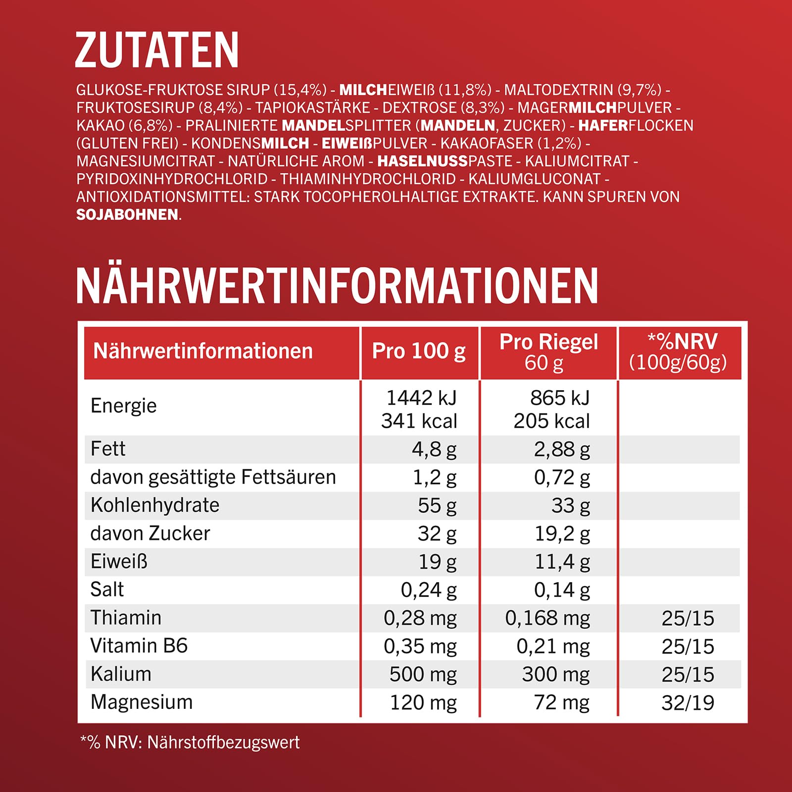 enervit-performance-bar-cocoa-energieriegel-mit-32-g-kohlenhydraten-und-20-prote image 2