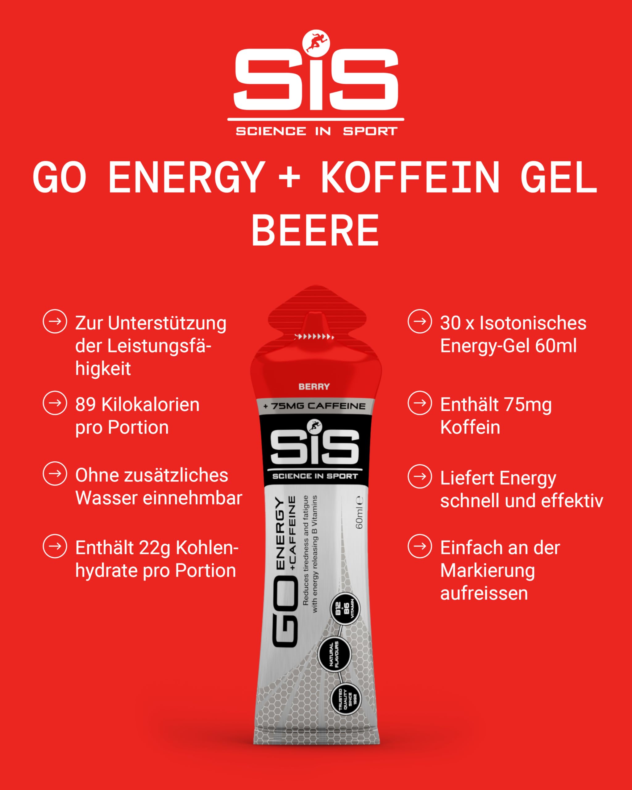 science-in-sport-go-energy-koffein-gel-beere-30x60ml-75mg-koffein image 2
