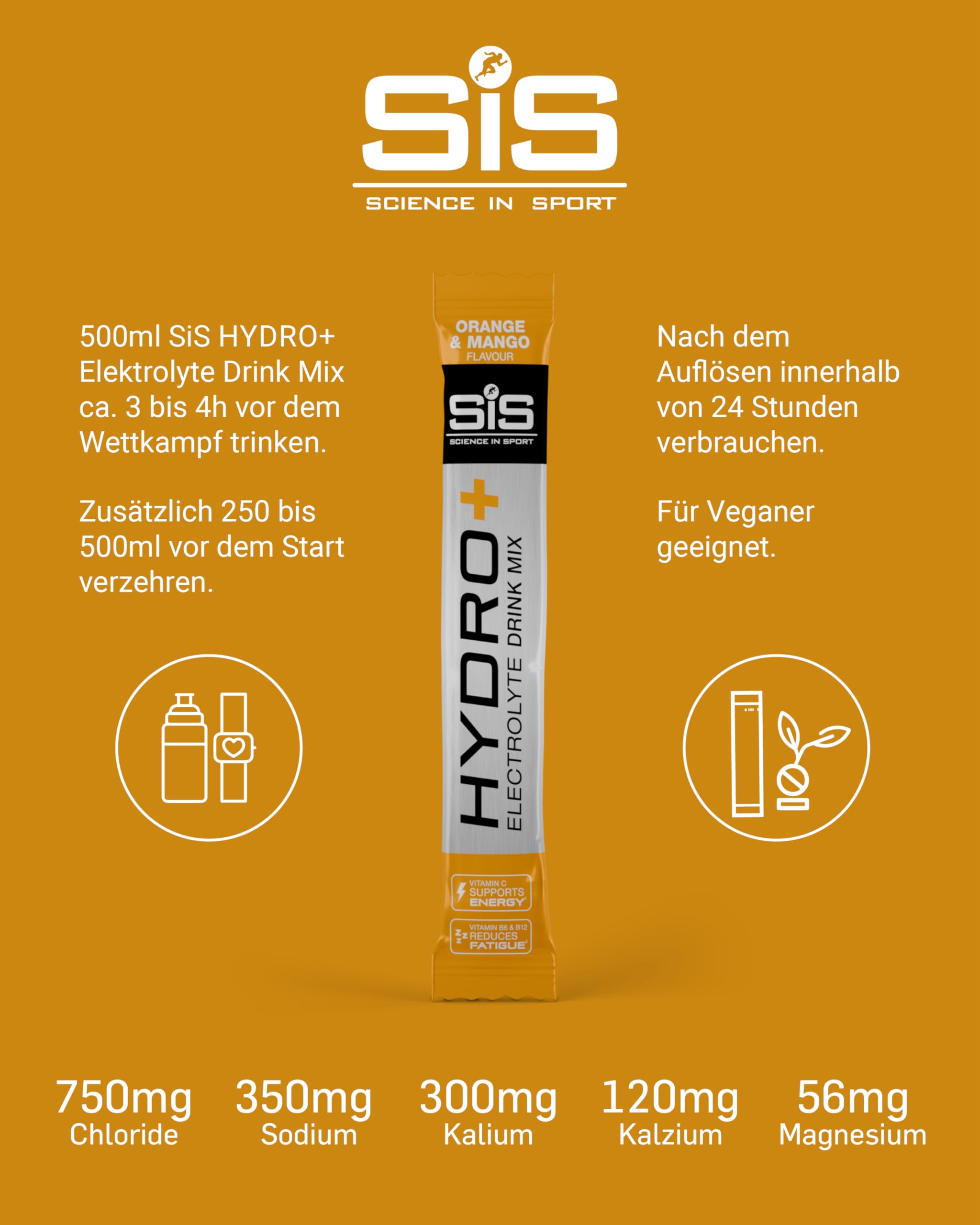 science-in-sport-hydro-elektrolyt-getr-nkepulver-6-beutel-orange-mango-mit-5-ele image 4