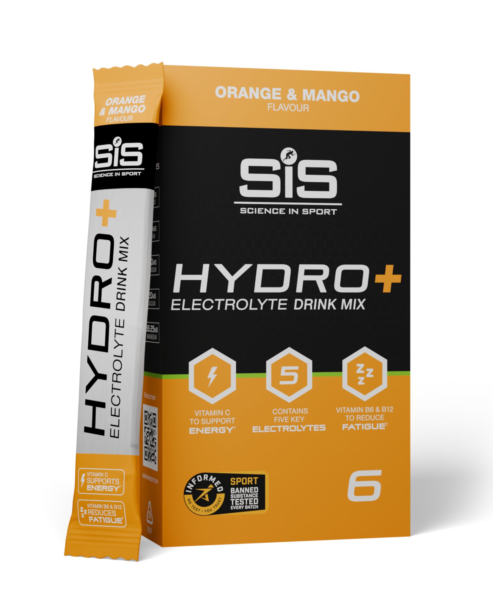 science-in-sport-hydro-elektrolyt-getr-nkepulver-6-beutel-orange-mango-mit-5-ele image 1