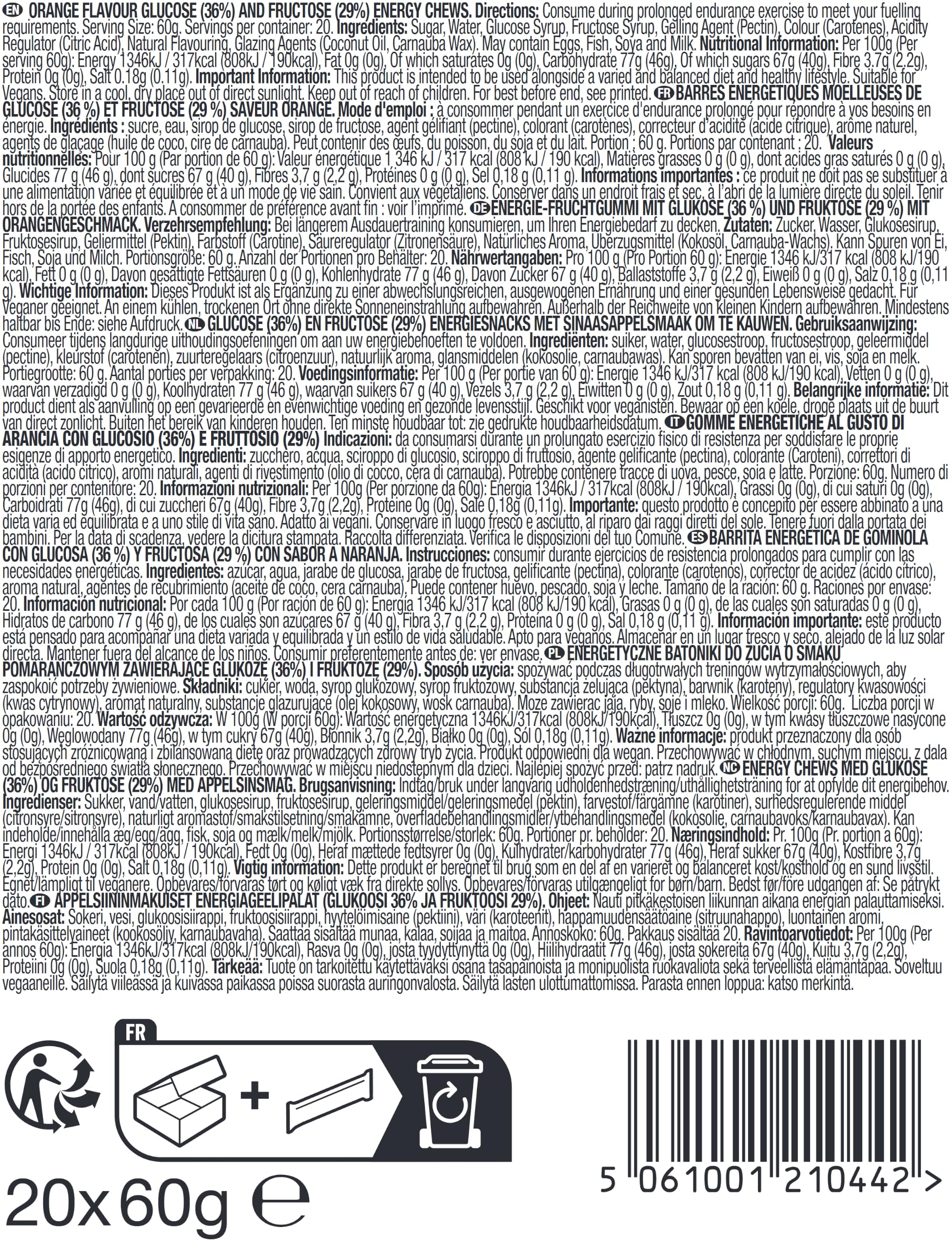 science-in-sport-beta-fuel-energie-kaubonbons-20-x-60g-orange-mit-45g-kohlenhydr image 8