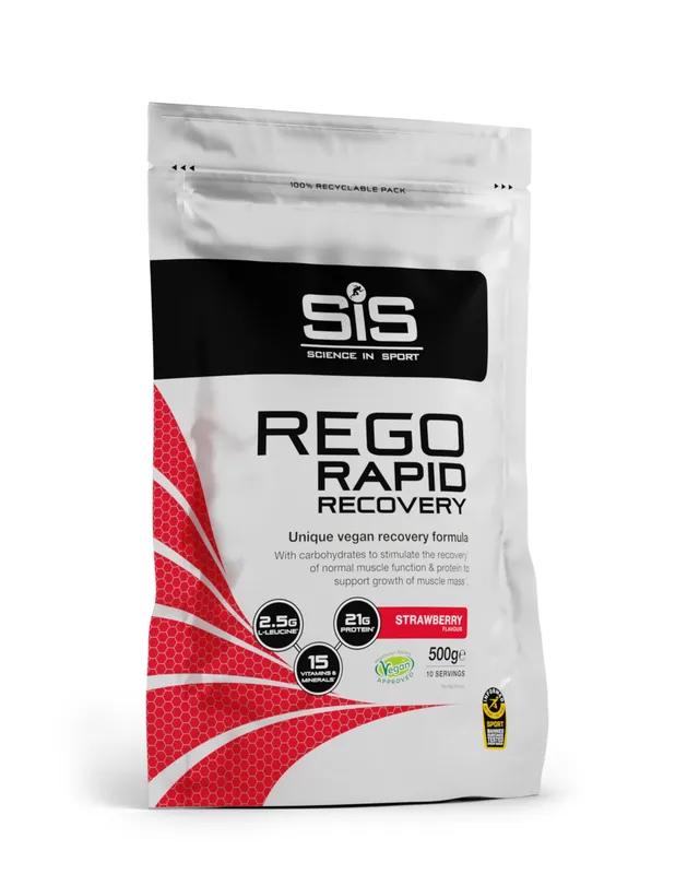 science-in-sport-rego-rapid-recovery-erdbeere-500-g-pulver image 1