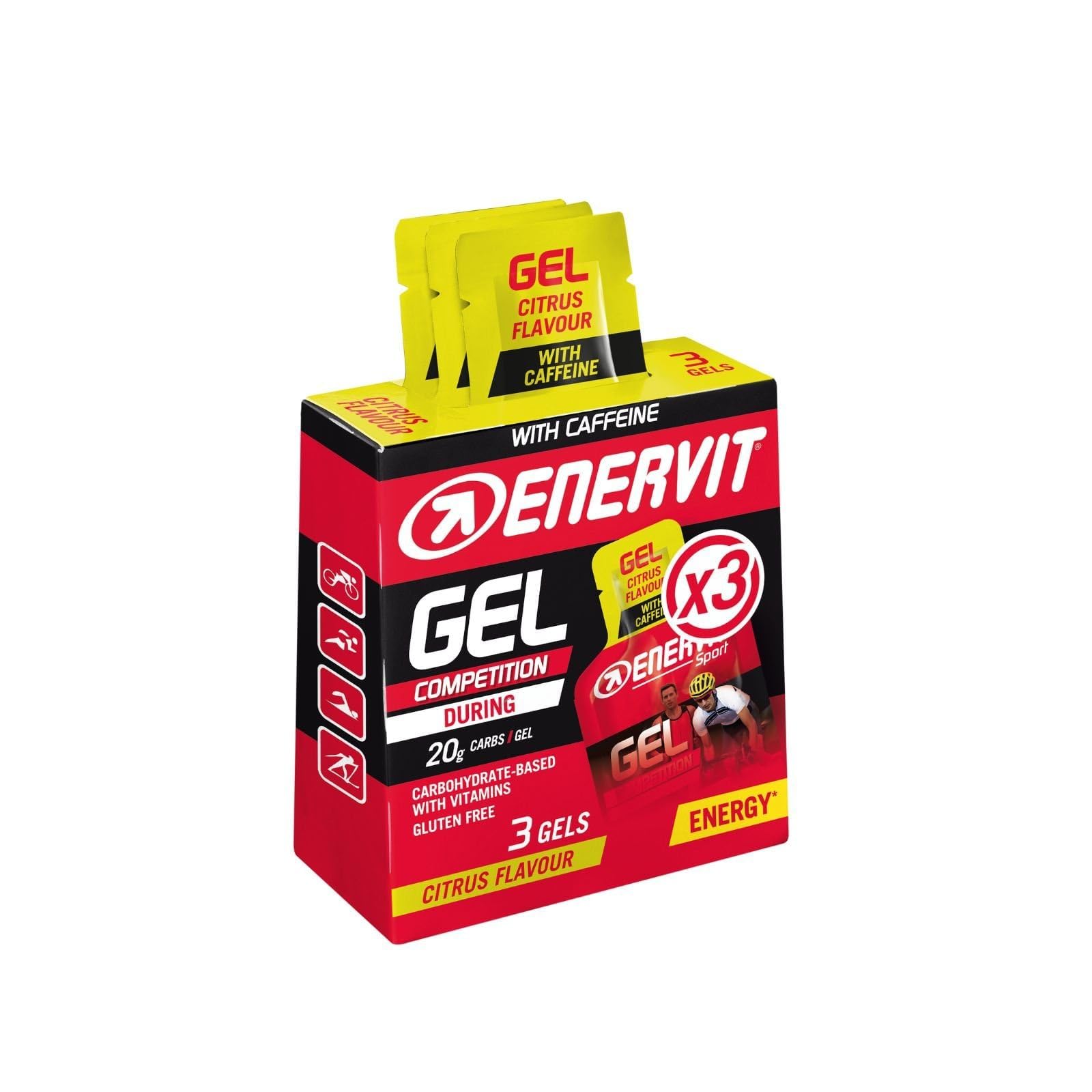 enervit-gel-competition-zitrus-mit-koffein-energiegel-mit-20-g-kohlenhydraten-un image 1