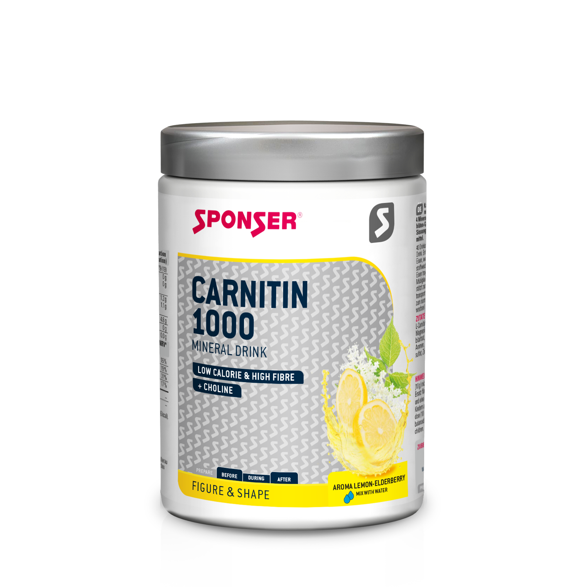 sponser-carnitine-1000-lemon-elderberry-mineraldrink image 1