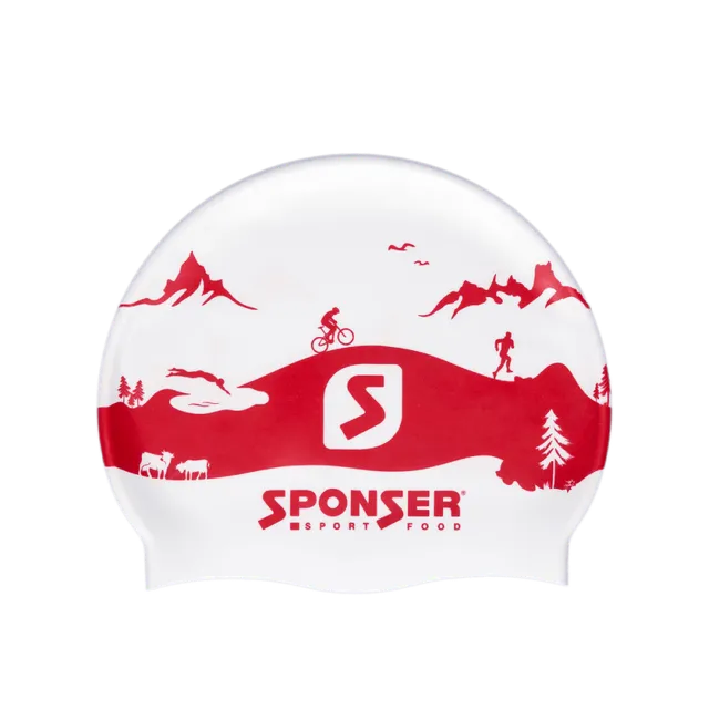 sponser-badekappe-silikon-swissness-rot-wei image 1
